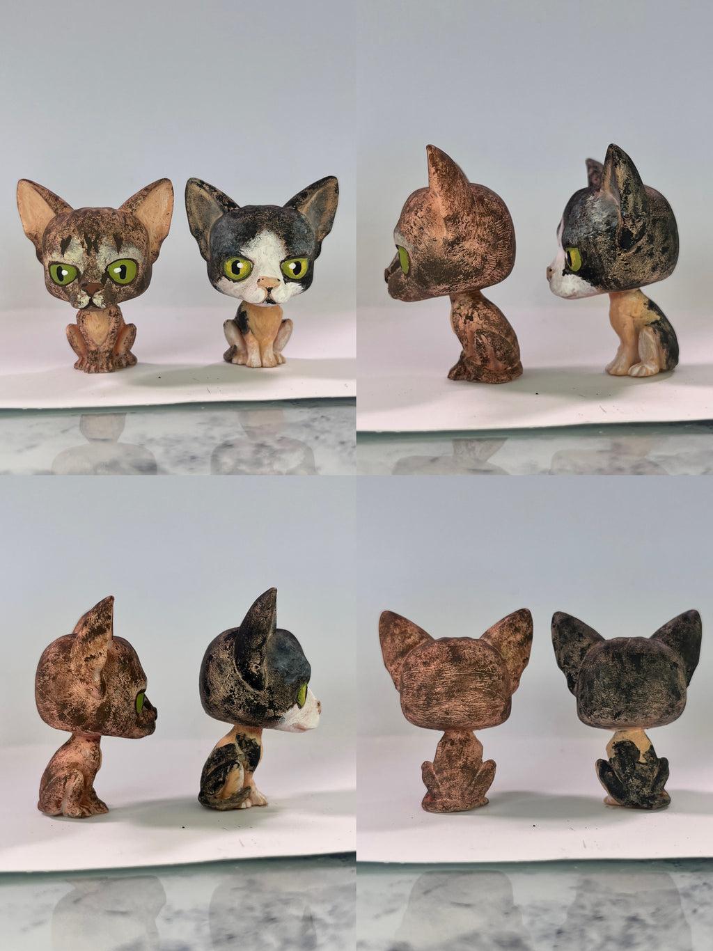 Figura personalizada de mascota : Gato Esfinge estilo Cabezón