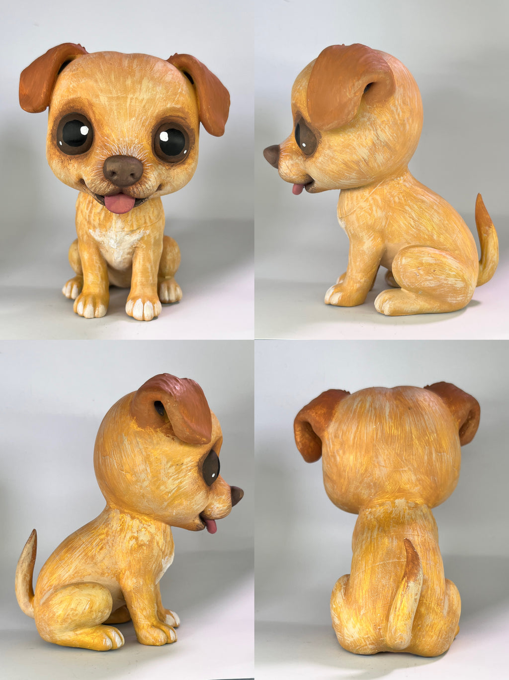 Figura personalizada de mascota : Basset leonado de bretaña estilo toy