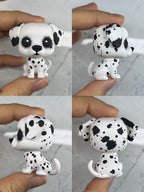 Figura personalizada de mascota : dálmata estilo cabezón