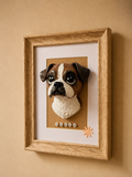 Busto decorativo de mascota : boxer