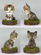 Figura personalizada de mascota : Gato Común Pelo Corto estilo toy