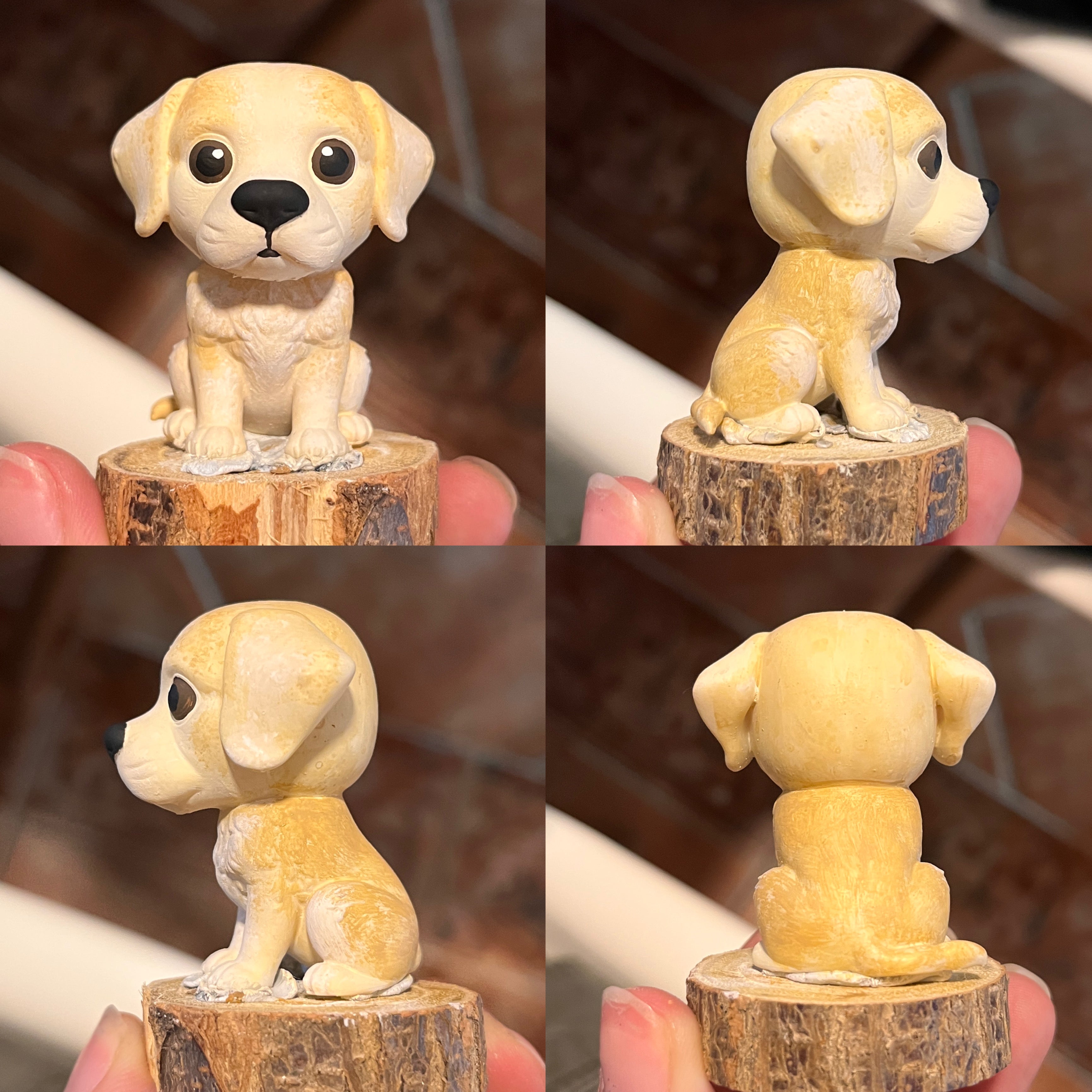 Figura personalizada de mascota : Labrador Retriever estilo toy