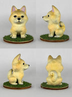 Figura personalizada de mascota : Akita Inu estilo toy