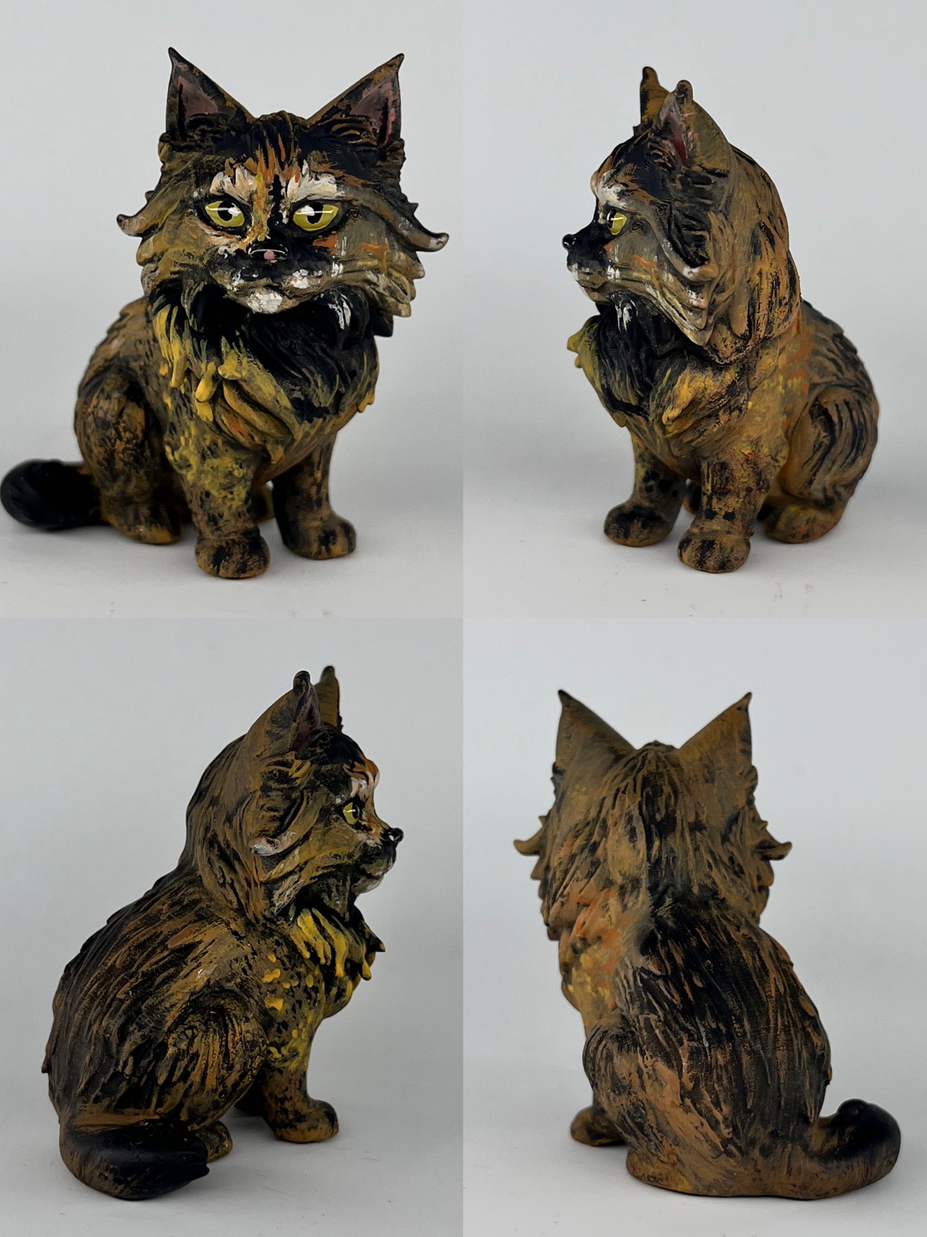 Figura personalizada de mascota : Gato Bosque de Noruega estilo toy