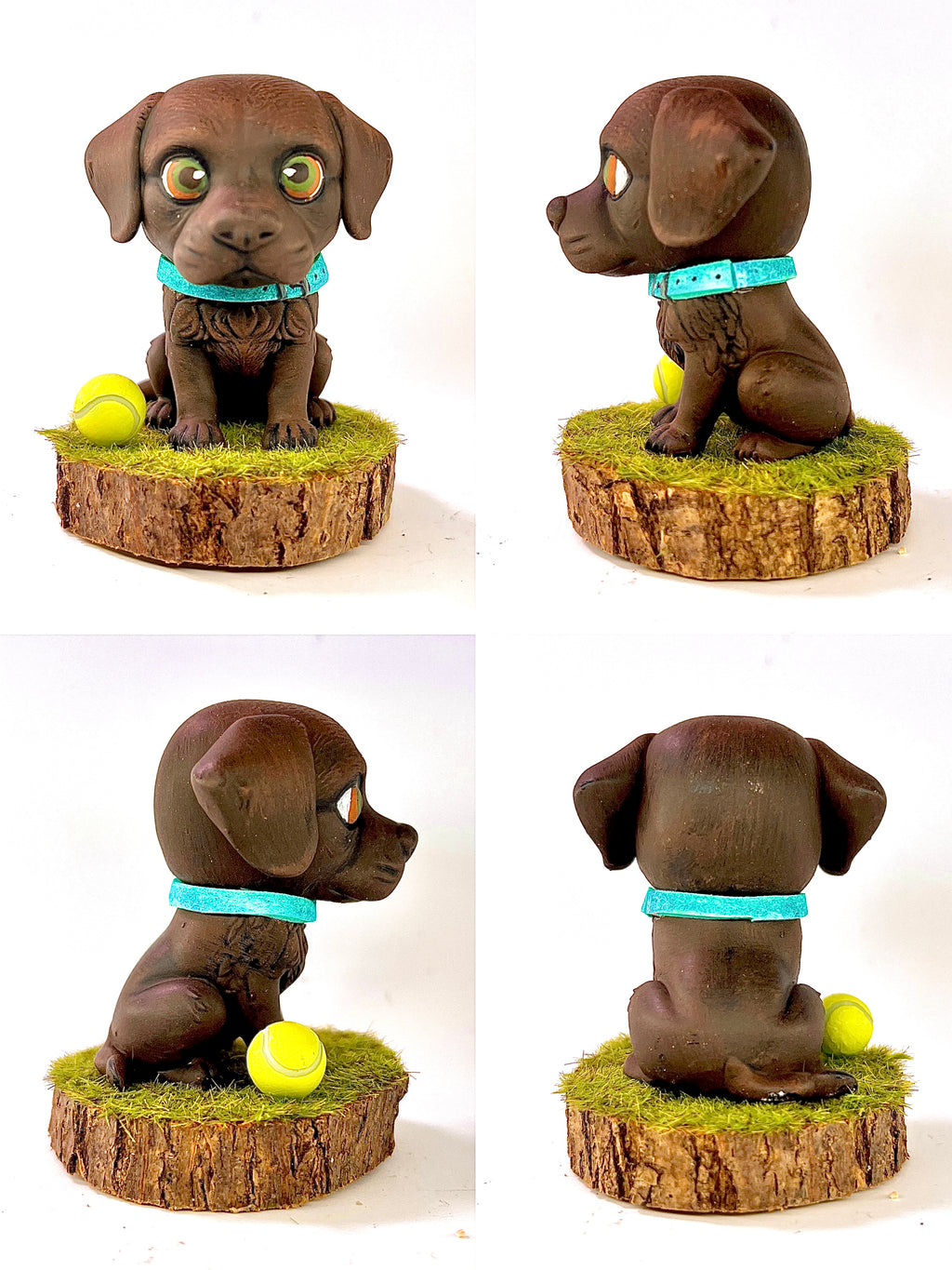 Figura personalizada de mascota : Labrador Retriever estilo toy