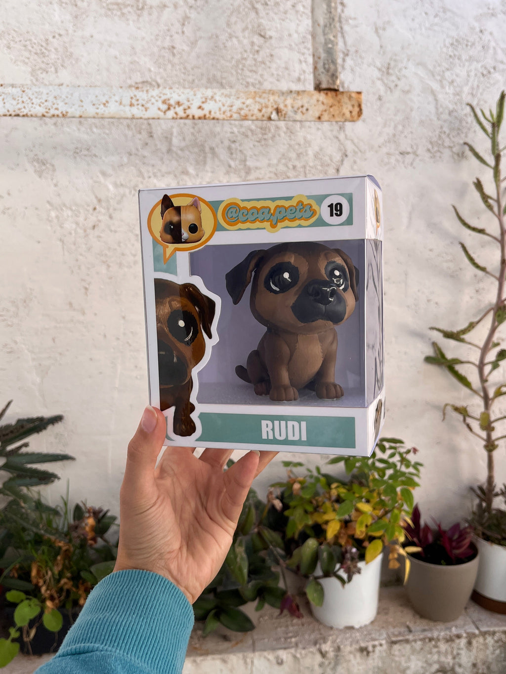 Figura personalizada de mascota : Anatolian Shepherd estilo cabezón
