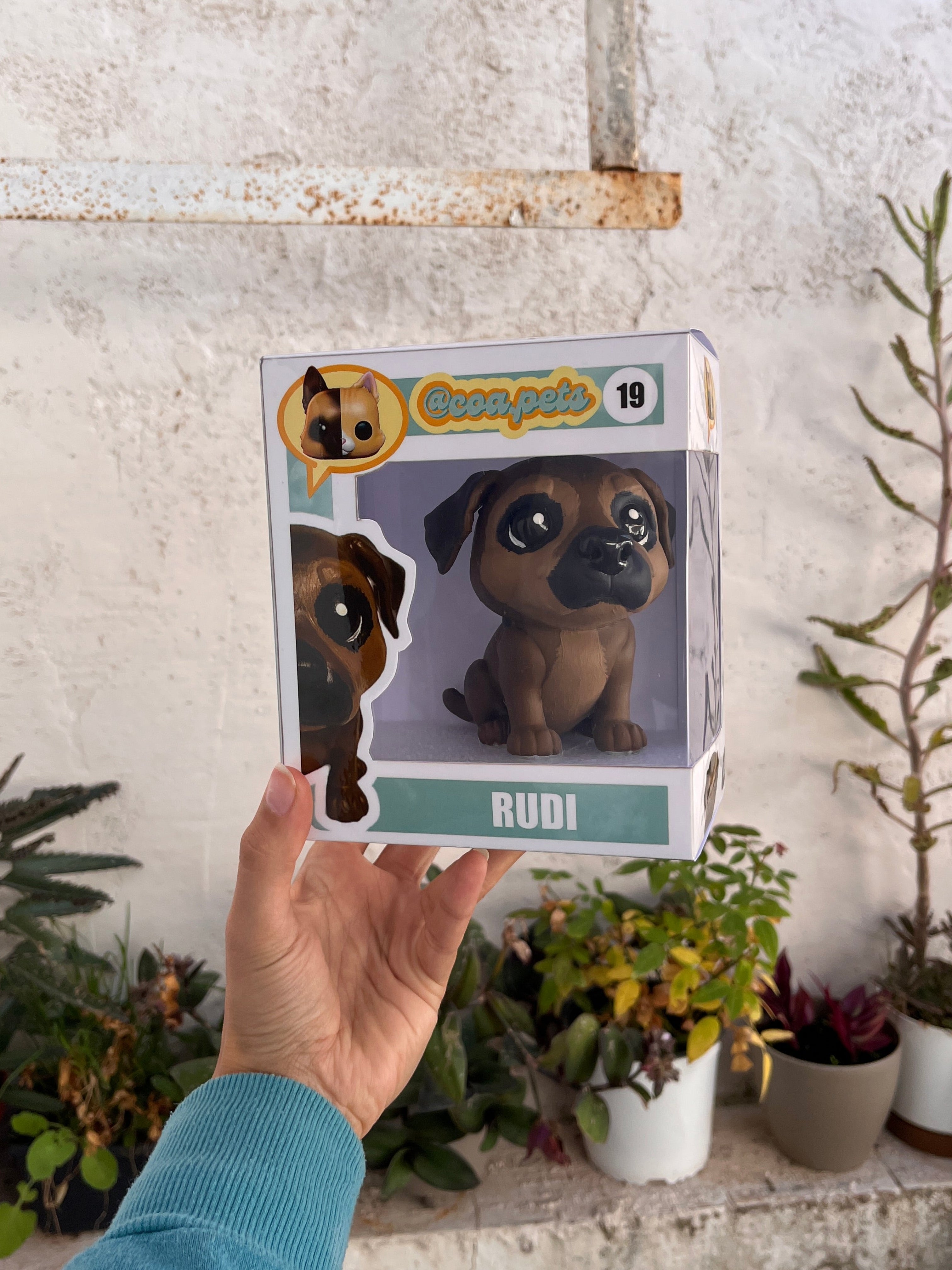 Figura personalizada de mascota : Anatolian Shepherd estilo cabezón
