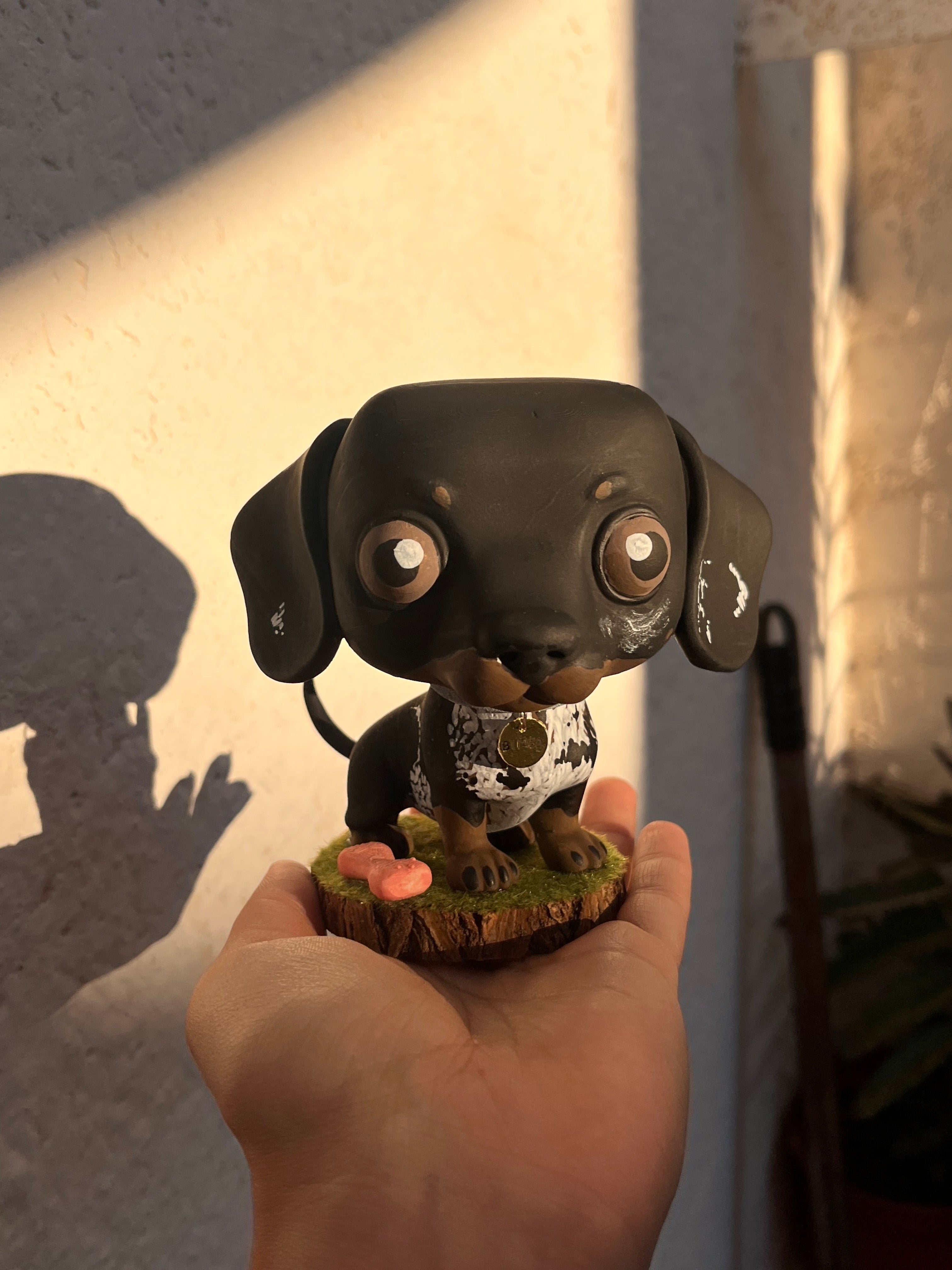 Figura personalizada de mascota : Teckel dachshund