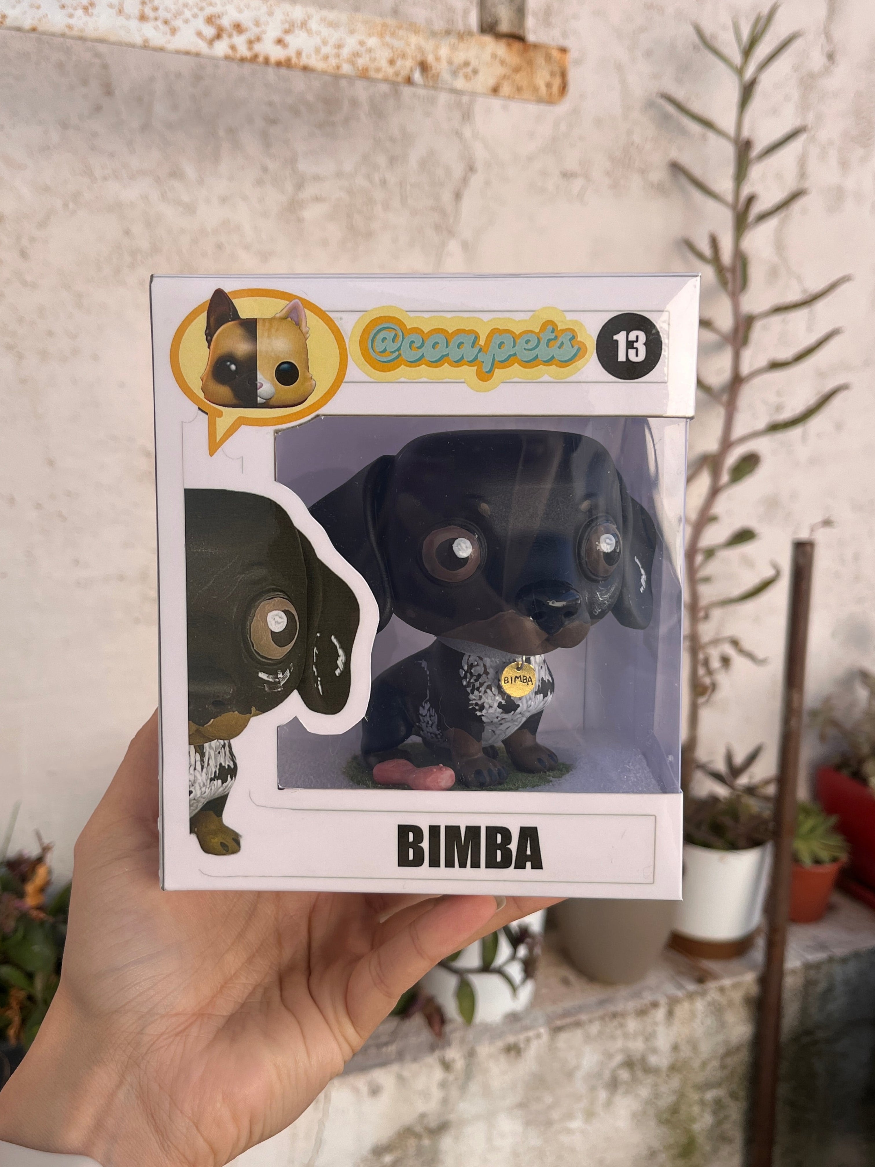 Figura personalizada de mascota : Teckel dachshund