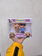 Figura personalizada de pareja estilo cabezón