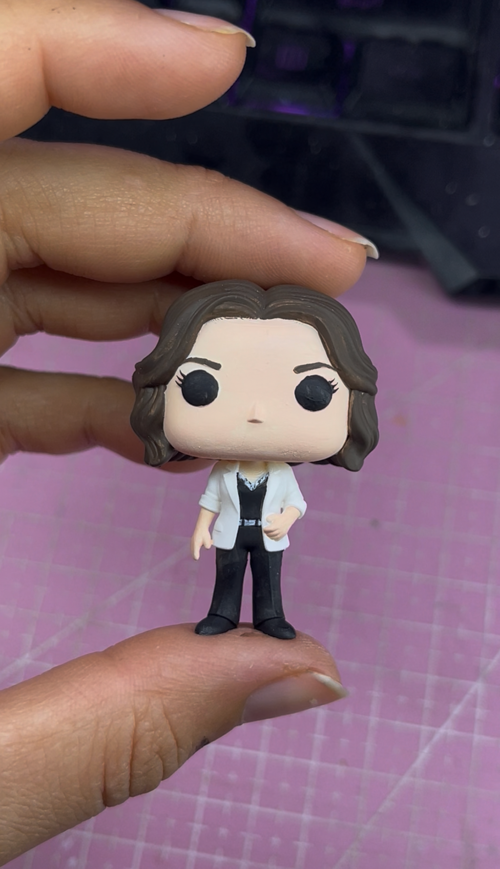 Figura personalizada de persona estilo cabezón