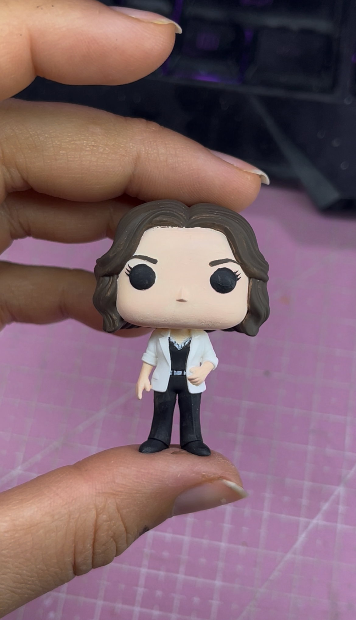 Figura personalizada de persona estilo cabezón