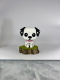 Figura personalizada de mascota : dálmata estilo cabezón