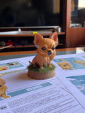 Figura personalizada de mascota : Pomchi (Chihuahua con Pomeranian)