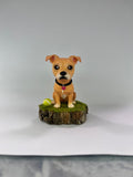 Figura personalizada de mascota : American Standford con collar trenzado estilo toy