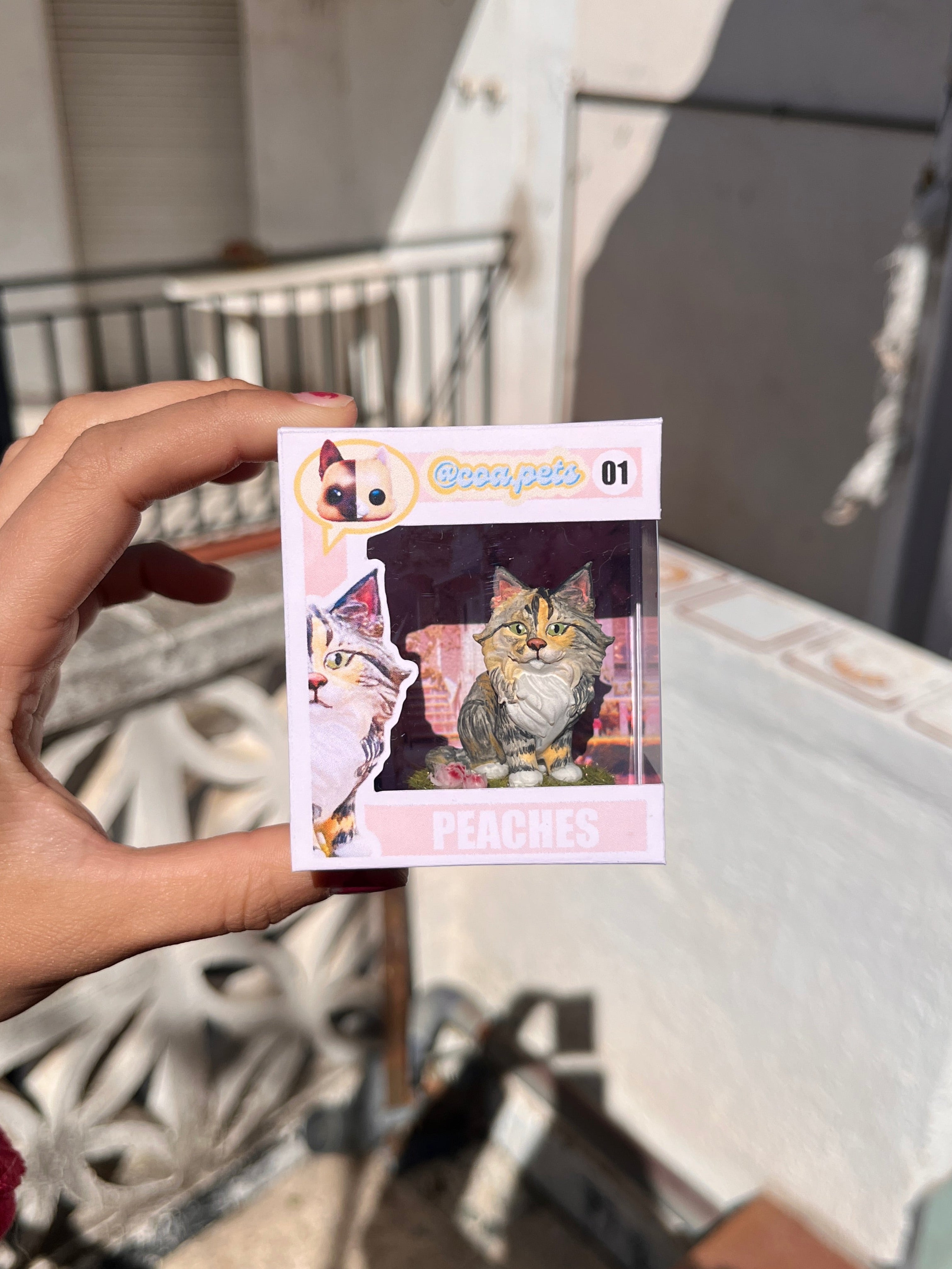Figura personalizada de mascota : Gato Bosque de Noruega estilo toy