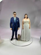 Figura personalizada de pareja estilo realista