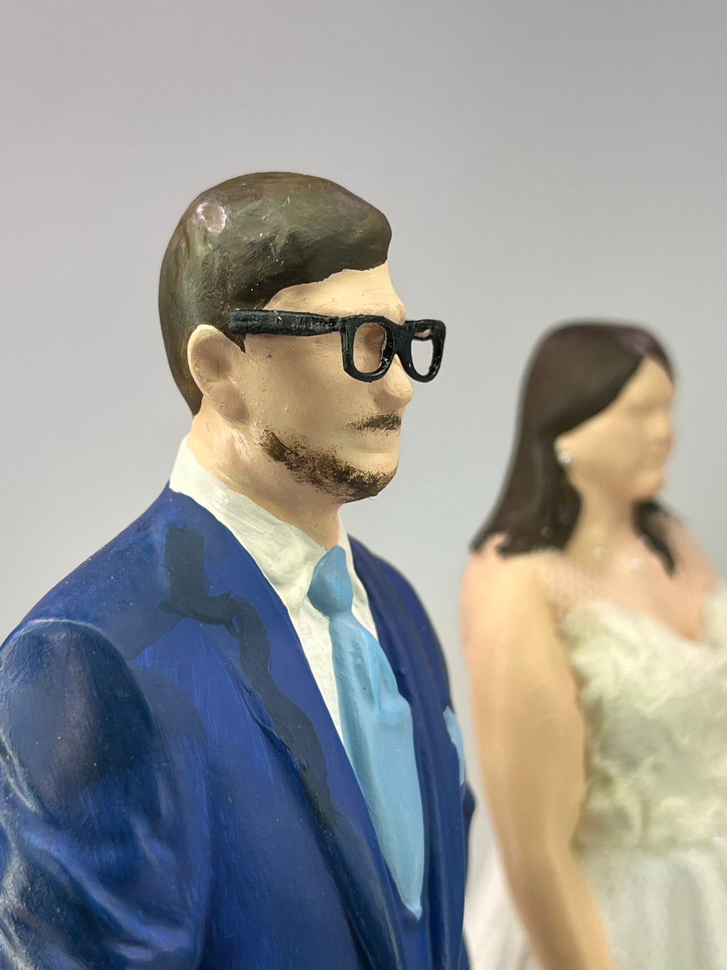 Figura personalizada de pareja estilo realista