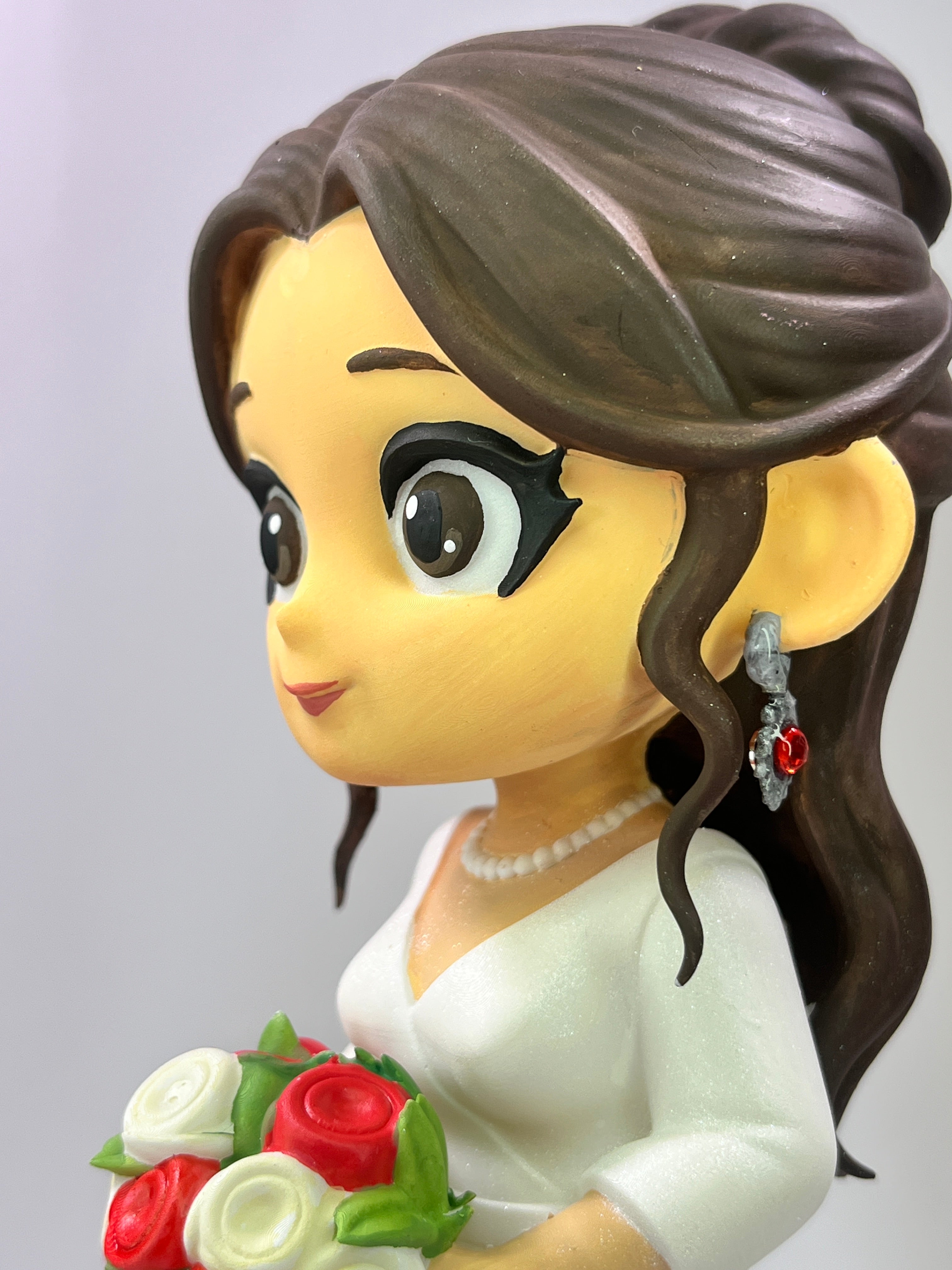 Figura personalizada de pareja estilo chibi