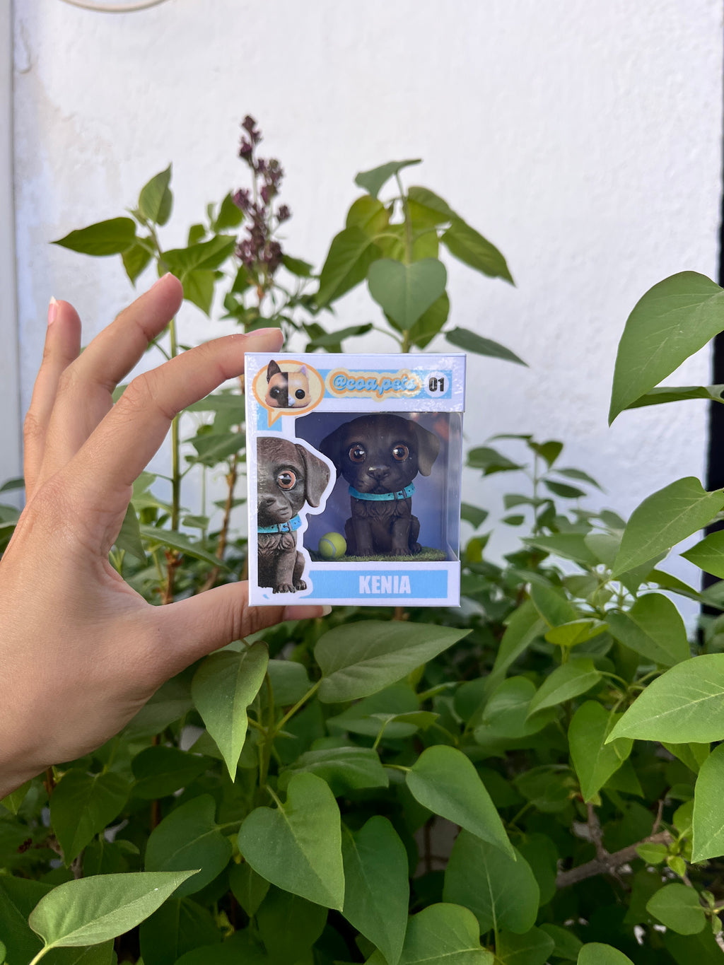 Figura personalizada de mascota : Labrador Retriever estilo toy