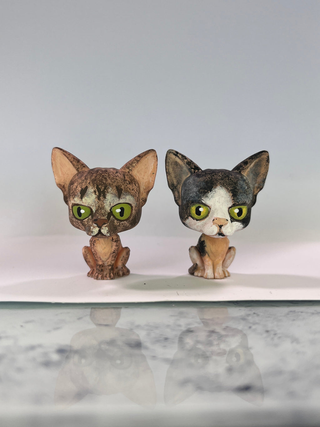 Figura personalizada de mascota : Gato Esfinge estilo Cabezón