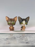 Figura personalizada de mascota : Gato Esfinge estilo Cabezón