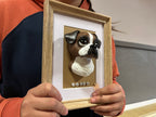 Busto decorativo de mascota : boxer