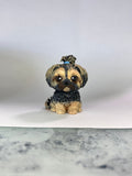 Figura personalizada de mascota : Shih Tzu con coleta