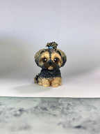 Figura personalizada de mascota : Shih Tzu con coleta
