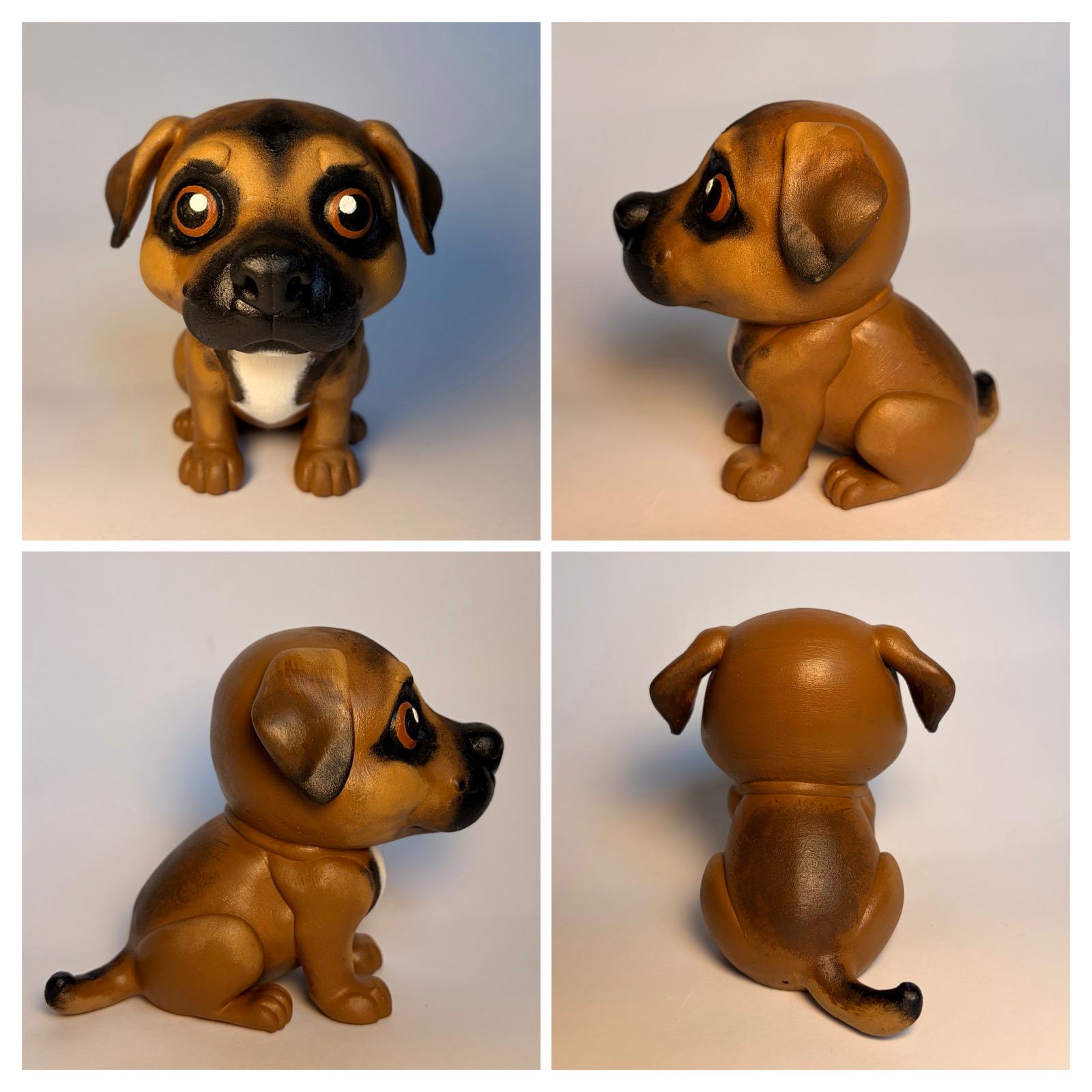 Figura personalizada de mascota : Anatolian Shepherd estilo cabezón