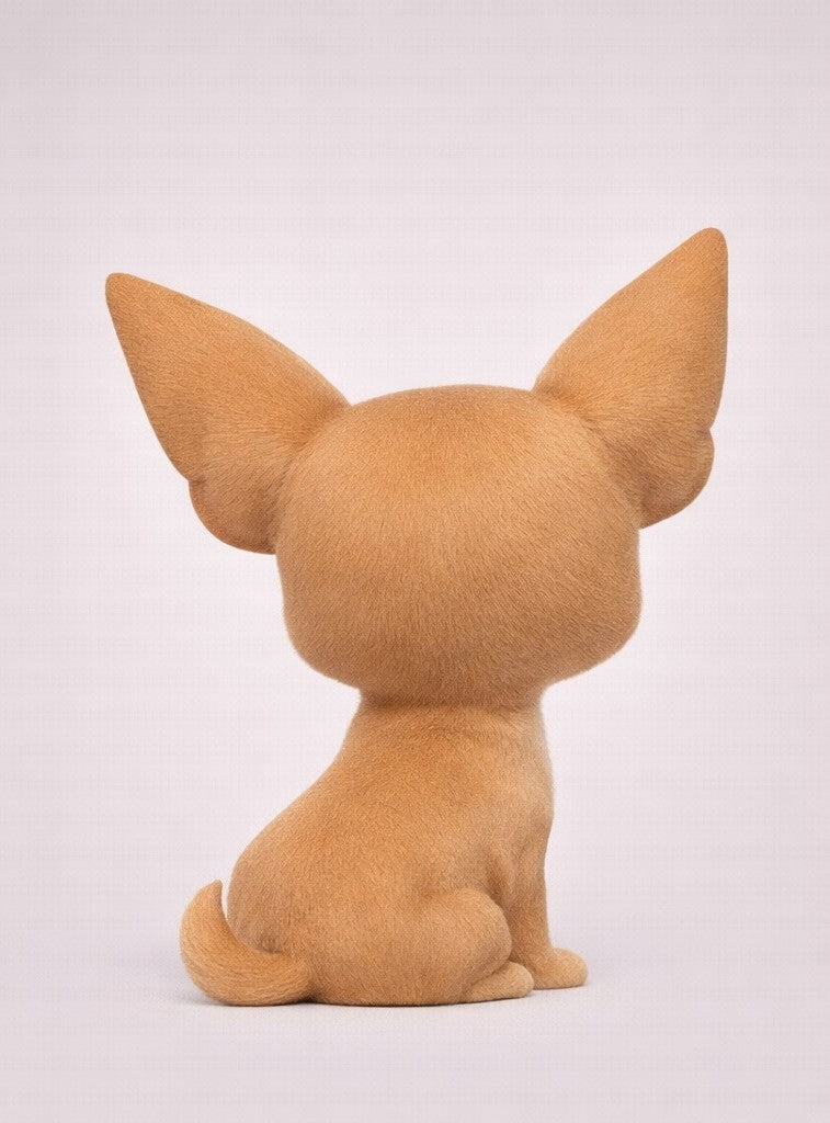 Figura personalizada de mascota : Chihuahua estilo toy orejas grandes