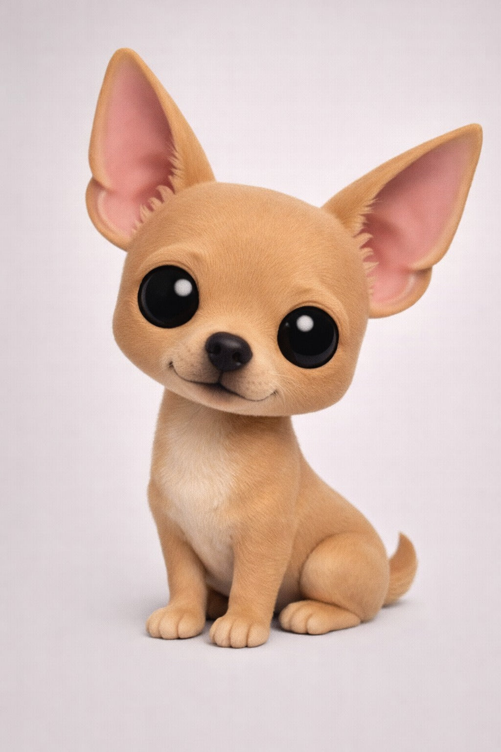 Figura personalizada de mascota : Chihuahua estilo toy orejas grandes