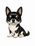 Figura personalizada de mascota : Chihuahua hermano 2 estilo toy