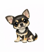 Figura personalizada de mascota : Chihuahua hermano 1 estilo toy