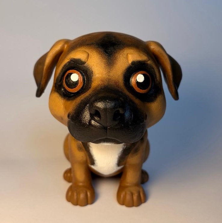 Figura personalizada de mascota : Anatolian Shepherd estilo cabezón