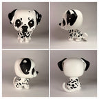 Figura personalizada de mascota : dálmata estilo cabezón
