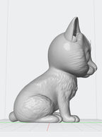 Figura personalizada de mascota : Gato Común Pelo Corto estilo toy