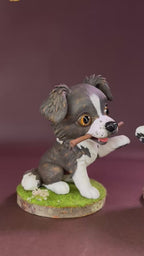 Figura personalizada de mascota : Border Collie estilo toy