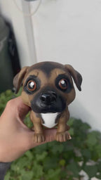 Figura personalizada de mascota : Anatolian Shepherd estilo cabezón